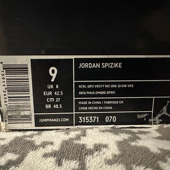 collectable jordan spizke mint in box. Dont wanna sell but need the money.. - Picture 7 of 7
